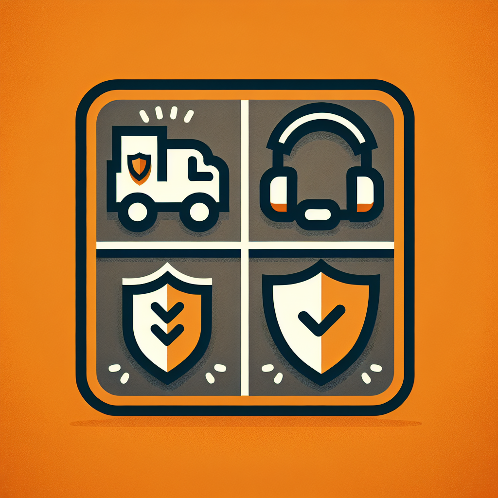 ارسال، گارانتی و پشتیبانی